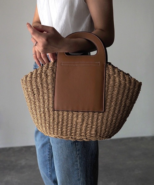 「Riberry」 かごバッグ FREE ベージュ レディース_画像8