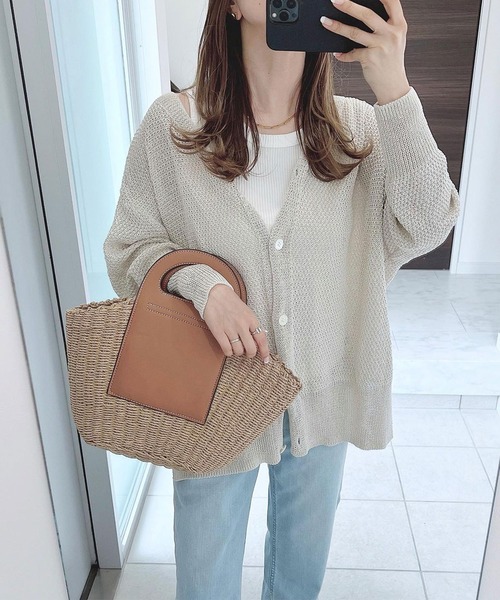 「Riberry」 かごバッグ FREE ベージュ レディース_画像9