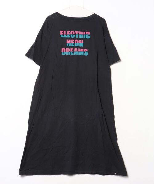 HYSTERIC◇長袖ワンピース/FREE/アクリル/BLK/ボーダー/01243NO03