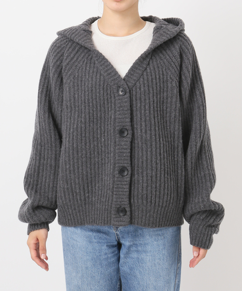 FRAMeWORK（フレームワーク） カーディガン WOOLフードカーディガン