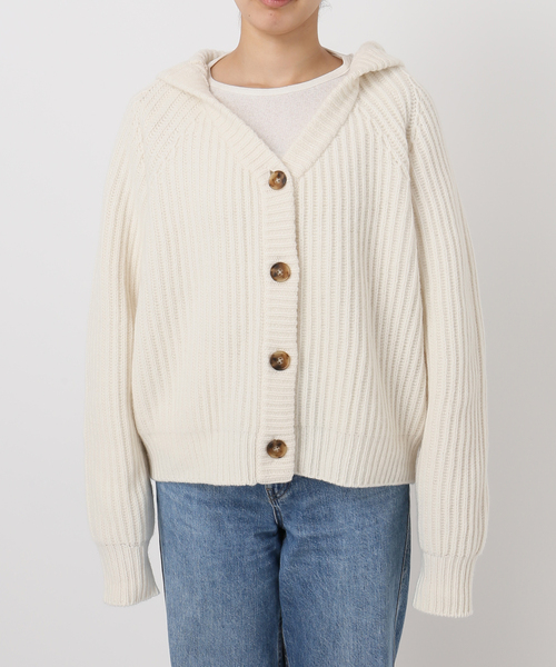 FRAMeWORK（フレームワーク） カーディガン WOOLフードカーディガン