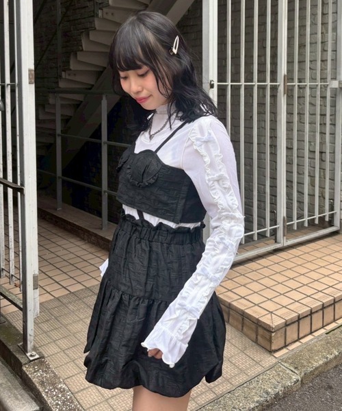 【Candy Stripper】ハーネス シャツワンピース 黒 Sサイズ Candy Stripper（キャンディーストリッパー） ワンピース MY LOVER