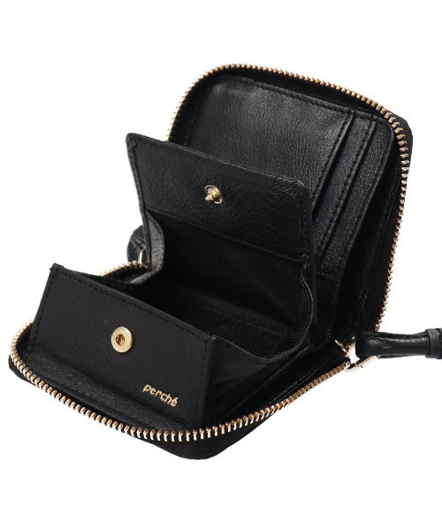 perche（ペルケ） 財布 perche / ドット型押しパームフィット