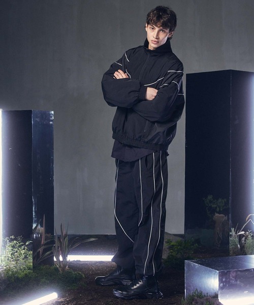 き*ー様 【美品】メゾンスペシャル　ブルゾン　ブラック MAISON SPECIAL(メゾンスペシャル)｜【UNISEX】SHEEPレザースタンド