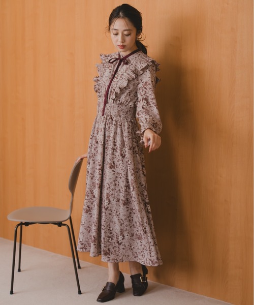 【美品】ミッシュマッシュ❤︎ワンピース❤︎袖刺繍サックワンピース MISCH MASCH（ミッシュマッシュ） ワンピース トワルドゥジュイ