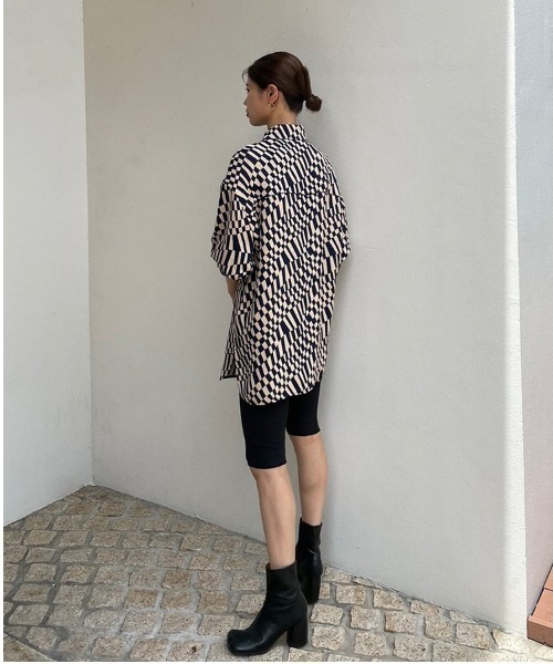 シャツ/ブラウス(長袖/七分) Geometric Over Shirts todayful TODAYFUL SALE トゥデイフル Geometric Over Shirts 即納 : RAPTURE