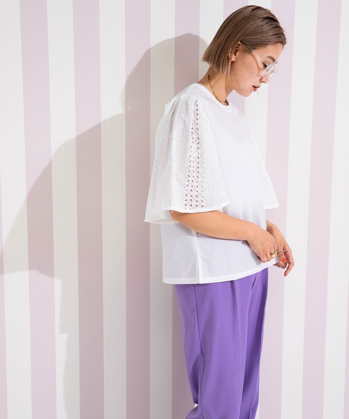 「bohmal」 半袖ブラウス FREE ホワイト レディース_画像5