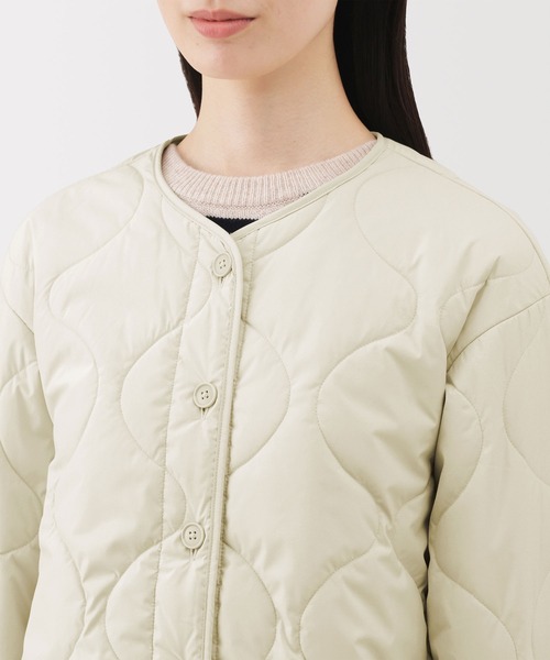 無印良品（MUJI） コート アウター 婦人 ふんわり中わた キルティング