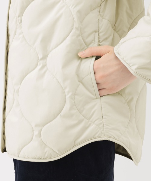 無印良品（MUJI） コート アウター 婦人 ふんわり中わた キルティング