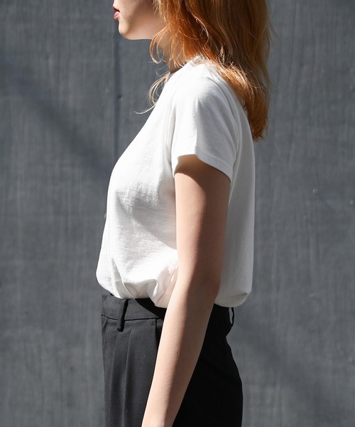 [forget-me-nots] трикотаж с коротким рукавом SMALL белый женский 