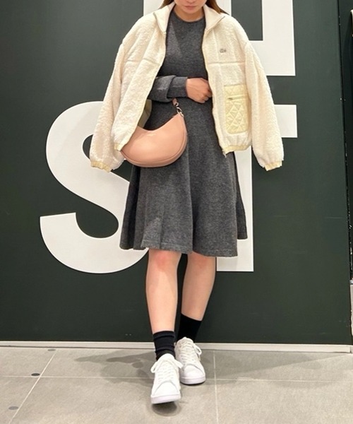 LACOSTE（ラコステ） ワンピース 3Dニッティングシームレスフレ