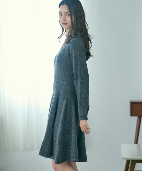 LACOSTE（ラコステ） ワンピース 3Dニッティングシームレスフレ