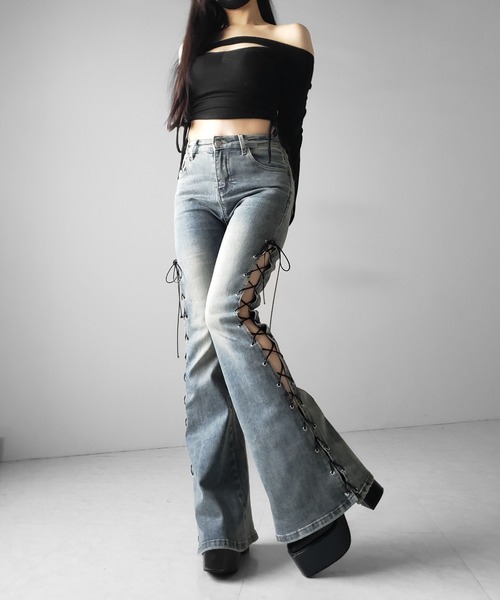 me+em select（ミームセレクト） ジーンズ デニム デニムパンツ 「 新