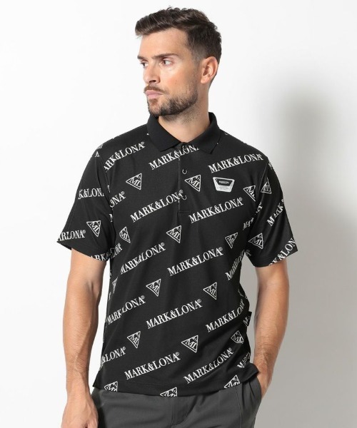 MARK & LONA ポロシャツ サイズ48 M〜L MARK & LONA」 半袖ポロシャツ 48 ブラック メンズの通販はau PAY