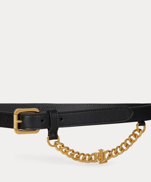 LAUREN RALPH LAUREN（ローレン ラルフローレン） ベルト ロゴチェーン