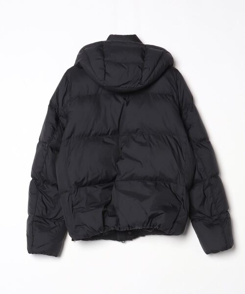 nano universe(ナノユニバース) フード付ダウンジャケット ブラック NANO universe（ナノ・ユニバース） ダウンジャケット LARGE ブラック