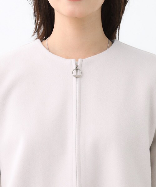 Reflect（リフレクト） ノーカラーコート コート 「ゆったりシルエット