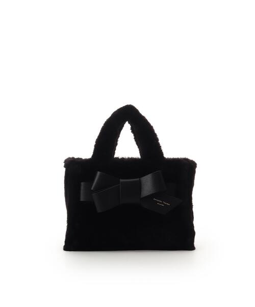 ハンドバッグ サマンサタバサ Samantha Thavasa ハンドバッグ ワンポイントリボン ファーバッグ  ブランド 正規品 新品 ギフト プレゼント 人気 おすすめ 誕生日 記念日 クリスマス 送料無料 ラッピング無料 Samantha Thavasa（サマンサタバサ） ハンドバッグ ワンポイントリボン
