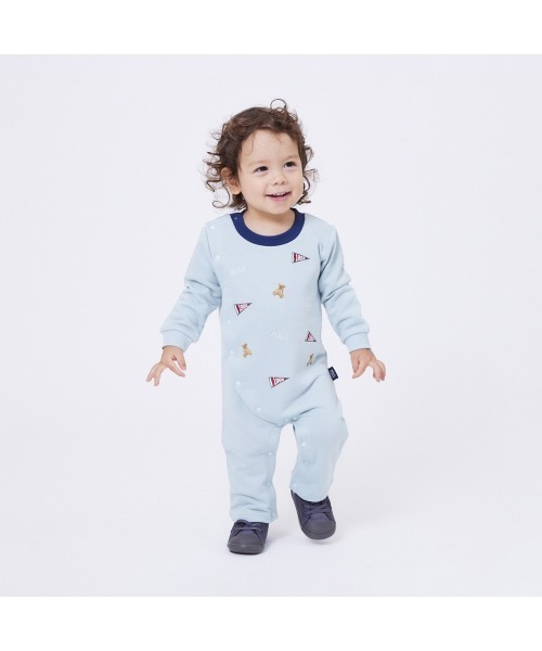 POLO BCS（ポロ・ビーシーエス） ベビー服 ロンパース フラッグ刺繍