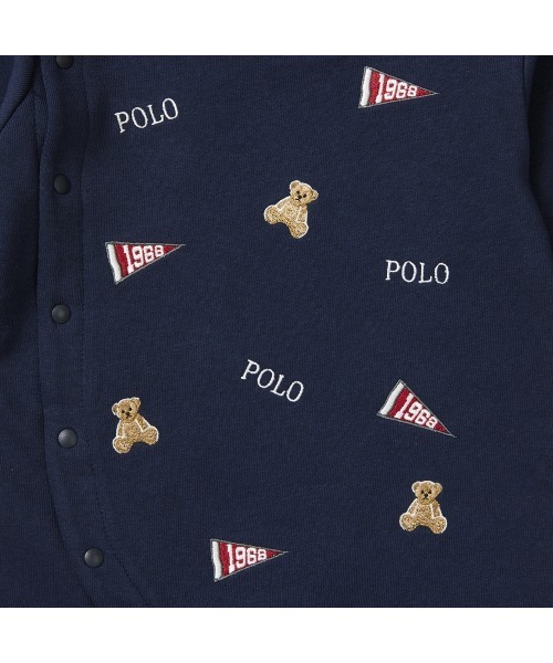 POLO BCS（ポロ・ビーシーエス） ベビー服 ロンパース フラッグ刺繍