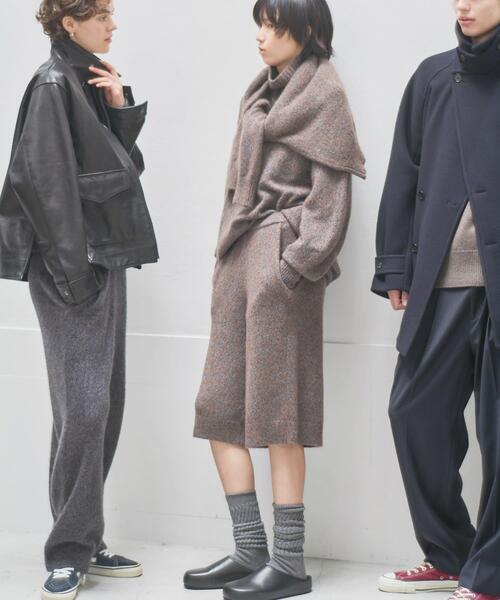 アーバンリサーチ（URBAN RESEARCH）/new basic　CASHMERE SILK MOULINE CREW−NECK KNIT URBAN RESEARCH（アーバンリサーチ） ニット セーター new basic