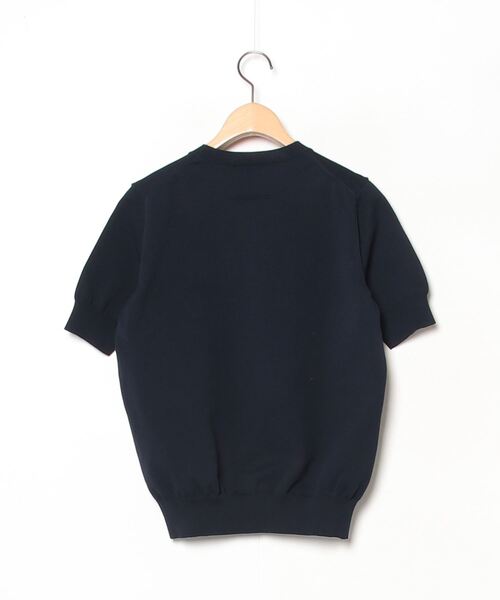 「SLOANE」 半袖ニット 2 ネイビー レディース_画像2