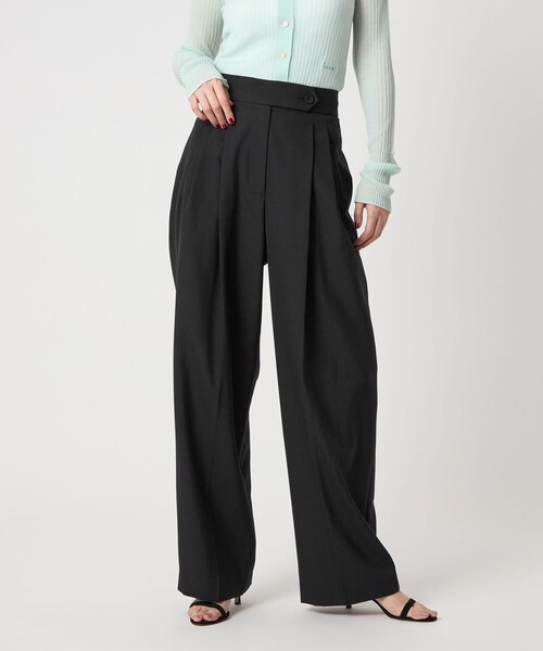 パンツ conte conte パンツ 「conte」2タック ワイドパンツ レディース : ZOZOTOWN