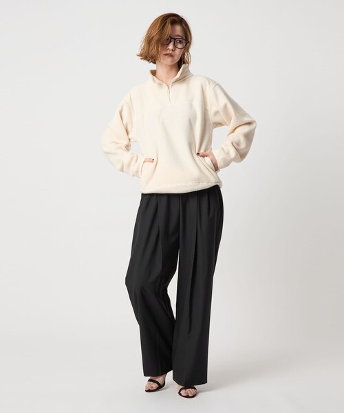 conte パンツ 「conte」2タック ワイドパンツ レディース : ZOZOTOWN