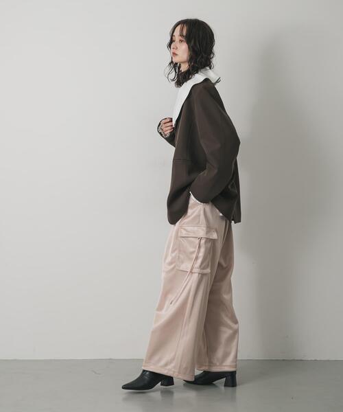 SENSE OF PLACE by URBAN RESEARCH カーゴパンツ サテンカーゴパンツ