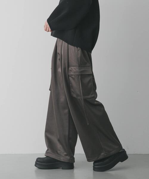 SENSE OF PLACE by URBAN RESEARCH パンツ サテンカーゴパンツ