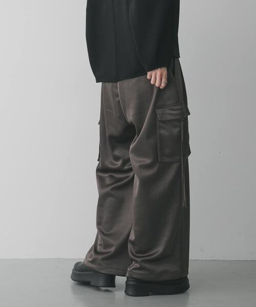SENSE OF PLACE by URBAN RESEARCH パンツ サテンカーゴパンツ