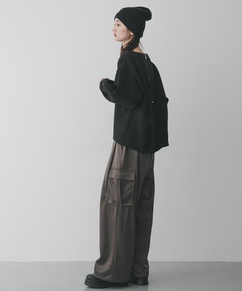 SENSE OF PLACE by URBAN RESEARCH カーゴパンツ サテンカーゴパンツ