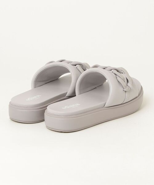 「DIANA」 フラットサンダル M グレー レディース_画像2