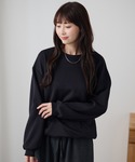 トレーナー スウェット クルーネック ドロップ...の詳細画像5
