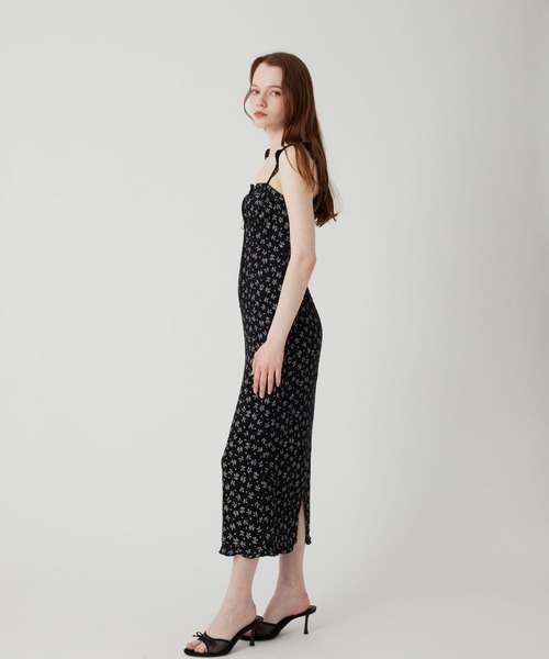 「ME COUTURE」 キャミソールワンピース 0 ブラック レディース_画像5