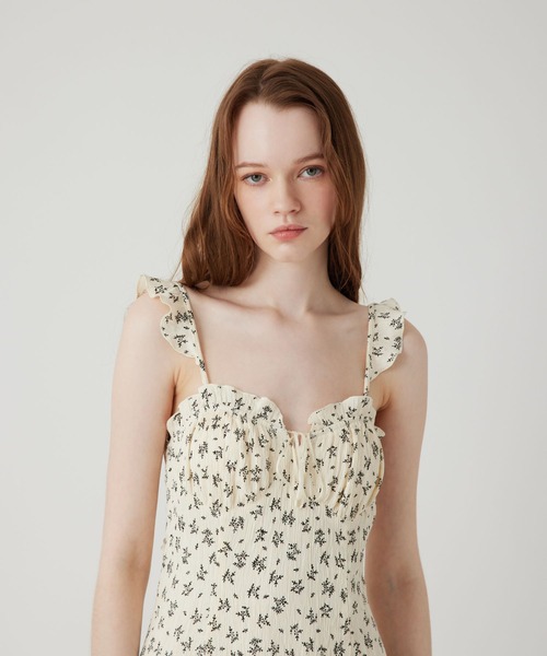 「ME COUTURE」 キャミソールワンピース 0 ブラック レディース_画像8