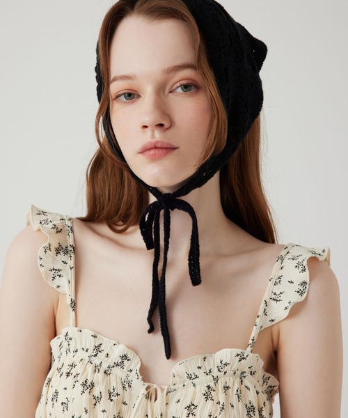 「ME COUTURE」 キャミソールワンピース 0 ブラック レディース_画像9