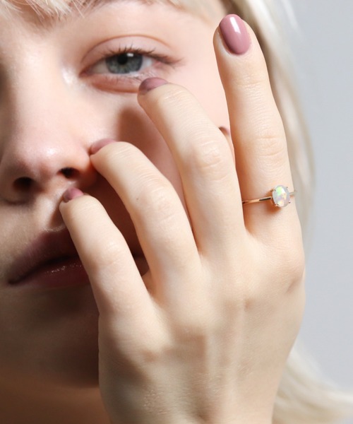 cui-cui（キュイキュイ） 指輪 リング オパール リング | K10YG