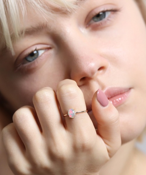 cui-cui（キュイキュイ） 指輪 リング オパール リング | K10YG