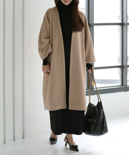 「MERAKI」 コート M ベージュ レディース_画像8