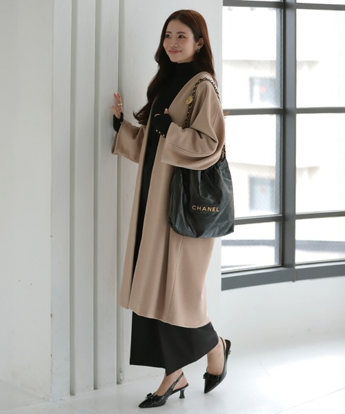 「MERAKI」 コート M ベージュ レディース_画像9