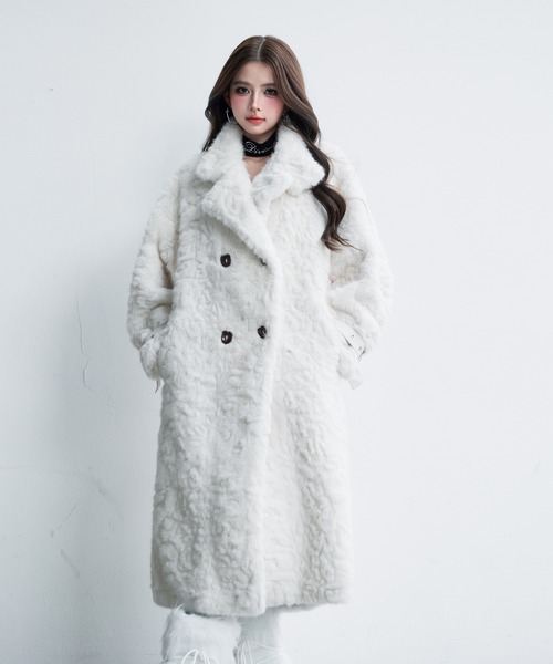 未使用‼️LEMONPLET フェイクファー ロングコート LEMONPLET ファーコート