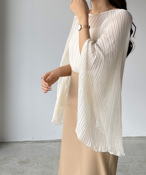 「Louere」 長袖ブラウス SMALL アイボリー レディース_画像7