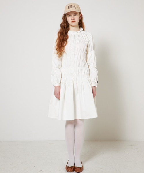 「RUBY AND YOU」 長袖ワンピース FREE ベージュ レディース_画像3