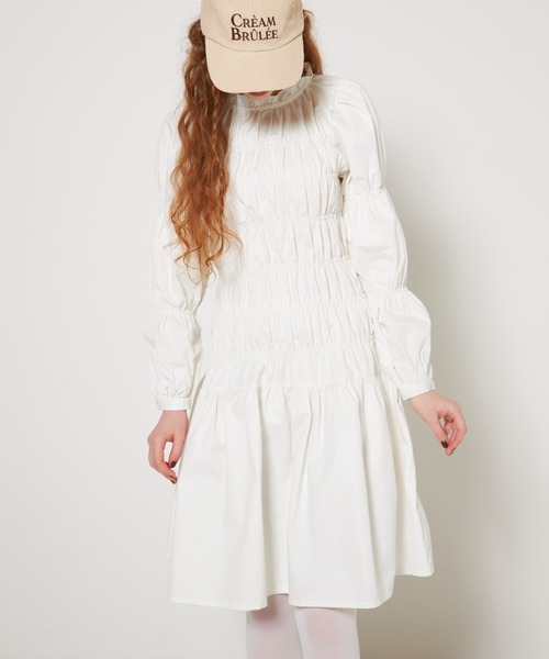 「RUBY AND YOU」 長袖ワンピース FREE ベージュ レディース_画像5