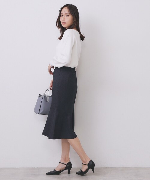 index（インデックス） ニット セーター ラメスカラップビジュー