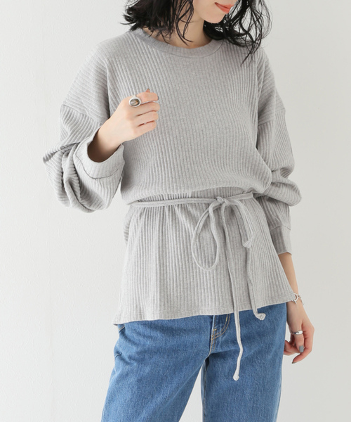 「BASERANGE」 長袖カットソー SMALL ブラック レディース_画像3