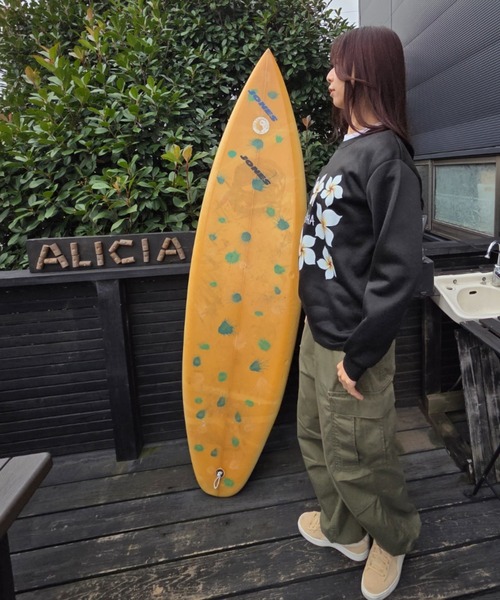 VS　アロハコレクション　スウェット　トレーナー　ALOHAロゴ　Mサイズ アロハコレクション スウェット トレーナー ALOHAロゴ Mサイズ グレー