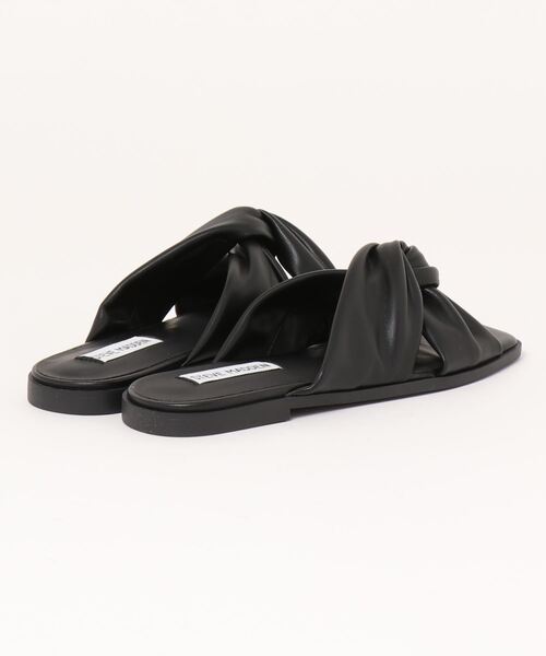 「STEVE MADDEN」 フラットサンダル 22.5cm ブラック レディース_画像2