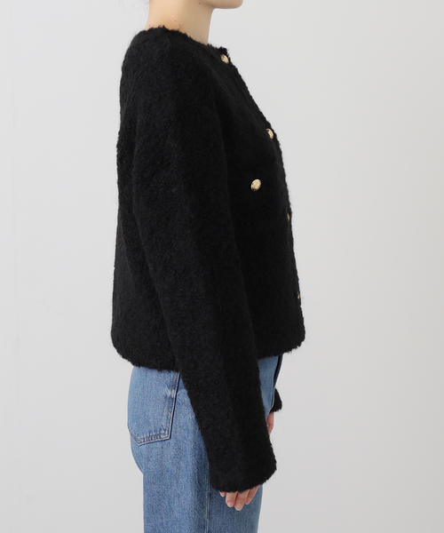 美品　Deuxieme Classe Knit ジャケット Deuxieme Classe（ドゥーズィエムクラス） コート アウター *Knit
